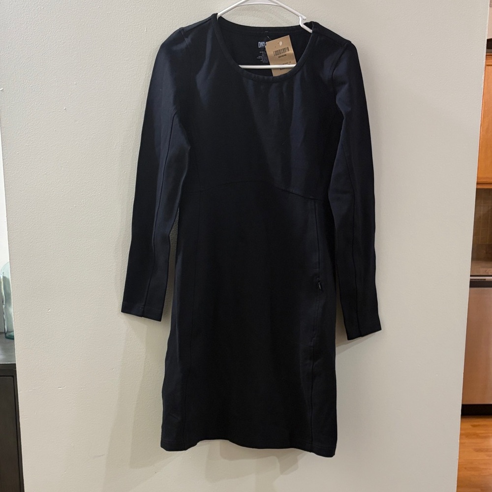 Duluth Trading Co Black Dress NWT